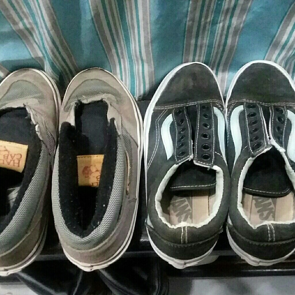 Vans off the wall boys 5.5 &lowcut girls size